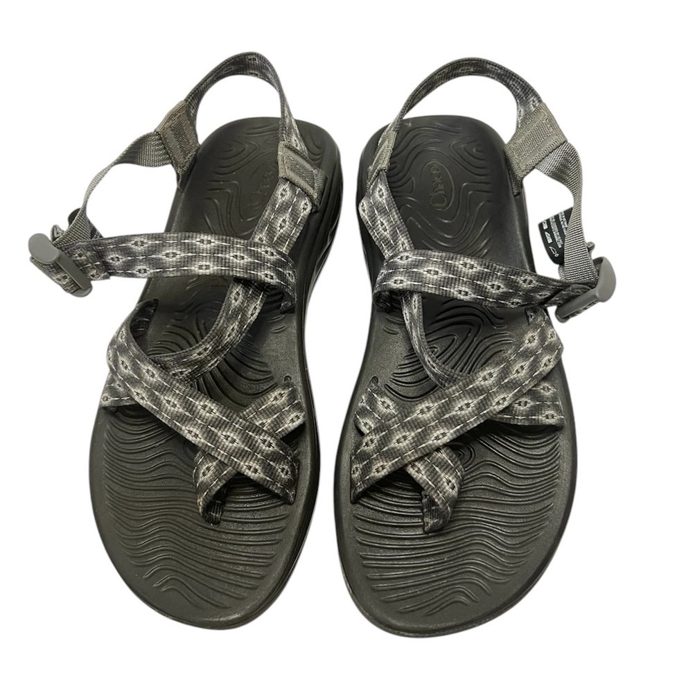CHACO Nova Gray ZVOLV 2 Strappy Sandals JCH109182 WOMENS SIZE 9
